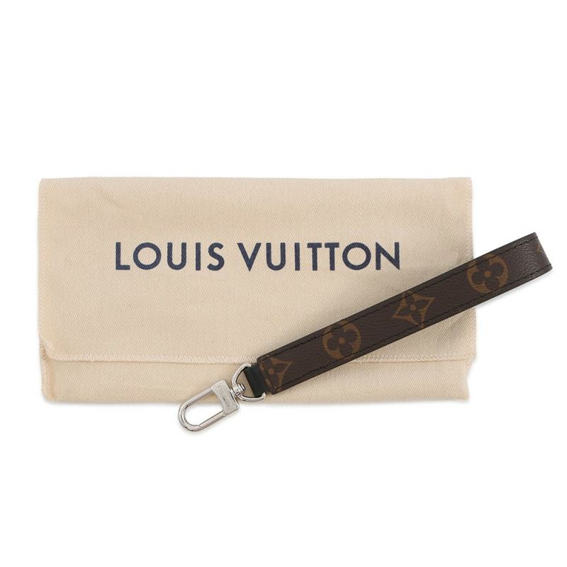 ルイヴィトン 長財布 モノグラム・マカサー ジッピー・ドラゴンヌ M69407 LOUIS VUITTON 黒 ブラック