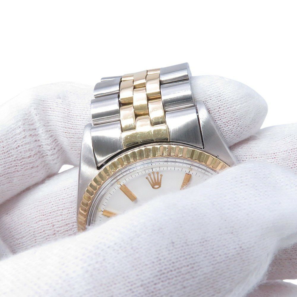 ロレックス デイトジャスト 20番 SS/K18イエローゴールド コンビ 1601 アンティーク ROLEX 腕時計 白文字盤
