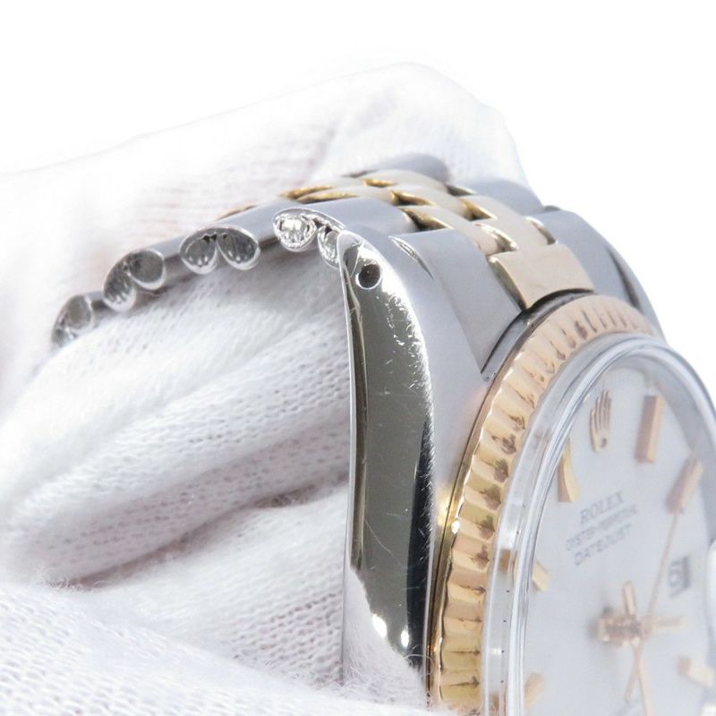 ロレックス デイトジャスト 20番 SS/K18イエローゴールド コンビ 1601 アンティーク ROLEX 腕時計 白文字盤