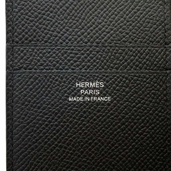 エルメス カードケース MC2 ユークリッド ブラック エプソン W刻印 HERMES 名刺入れ 黒