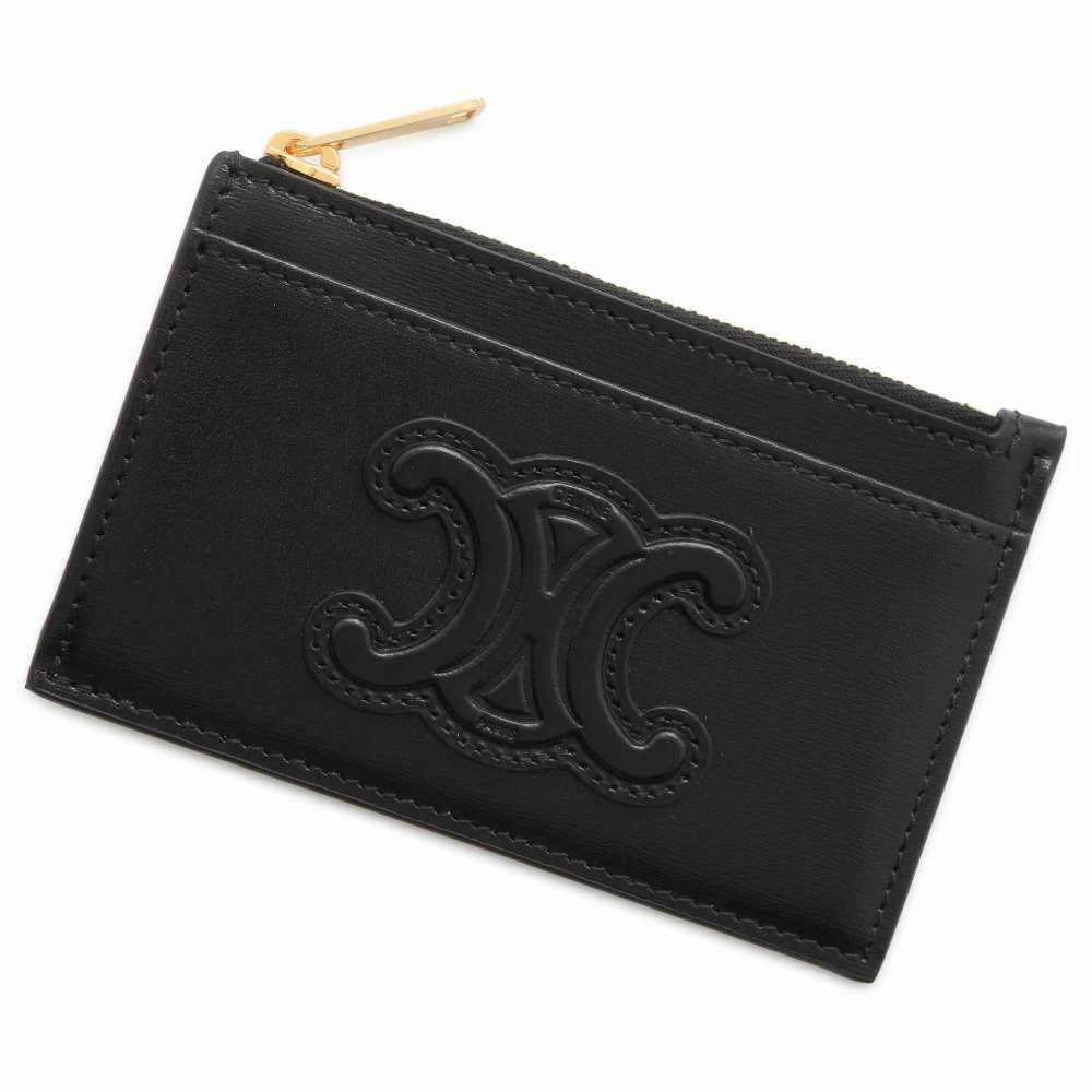 セリーヌ カードケース キュイル トリオンフ シャイニーカーフスキン  