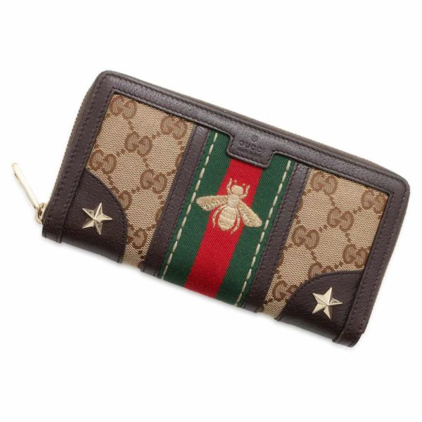 グッチ 長財布 GG キャンパス ビー 406754 GUCCI 財布