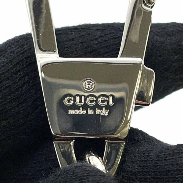 グッチ キーホルダー GG シグネチャー ドリアン 478136 GUCCI チャーム メンズ 黒