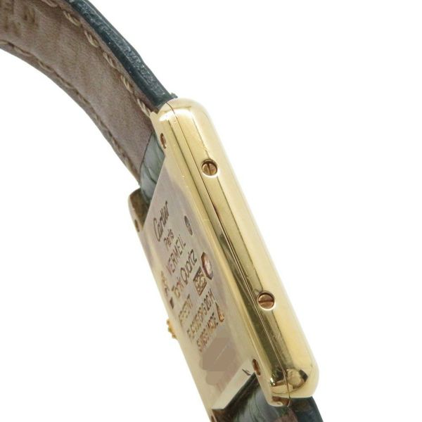 カルティエ マストタンク ヴェルメイユ SM W1005554 Cartier 腕時計 クォーツ シルバー文字盤