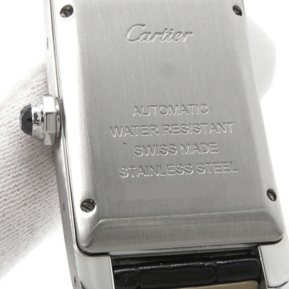 カルティエ タンクアメリカン MM WSTA0017 Cartier 腕時計 シルバー文字盤
