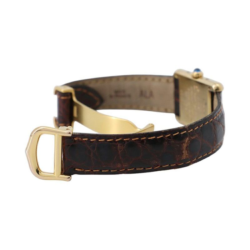 カルティエ マストタンク ヴェルメイユ SM W1005554 Cartier 腕時計 シルバー文字盤