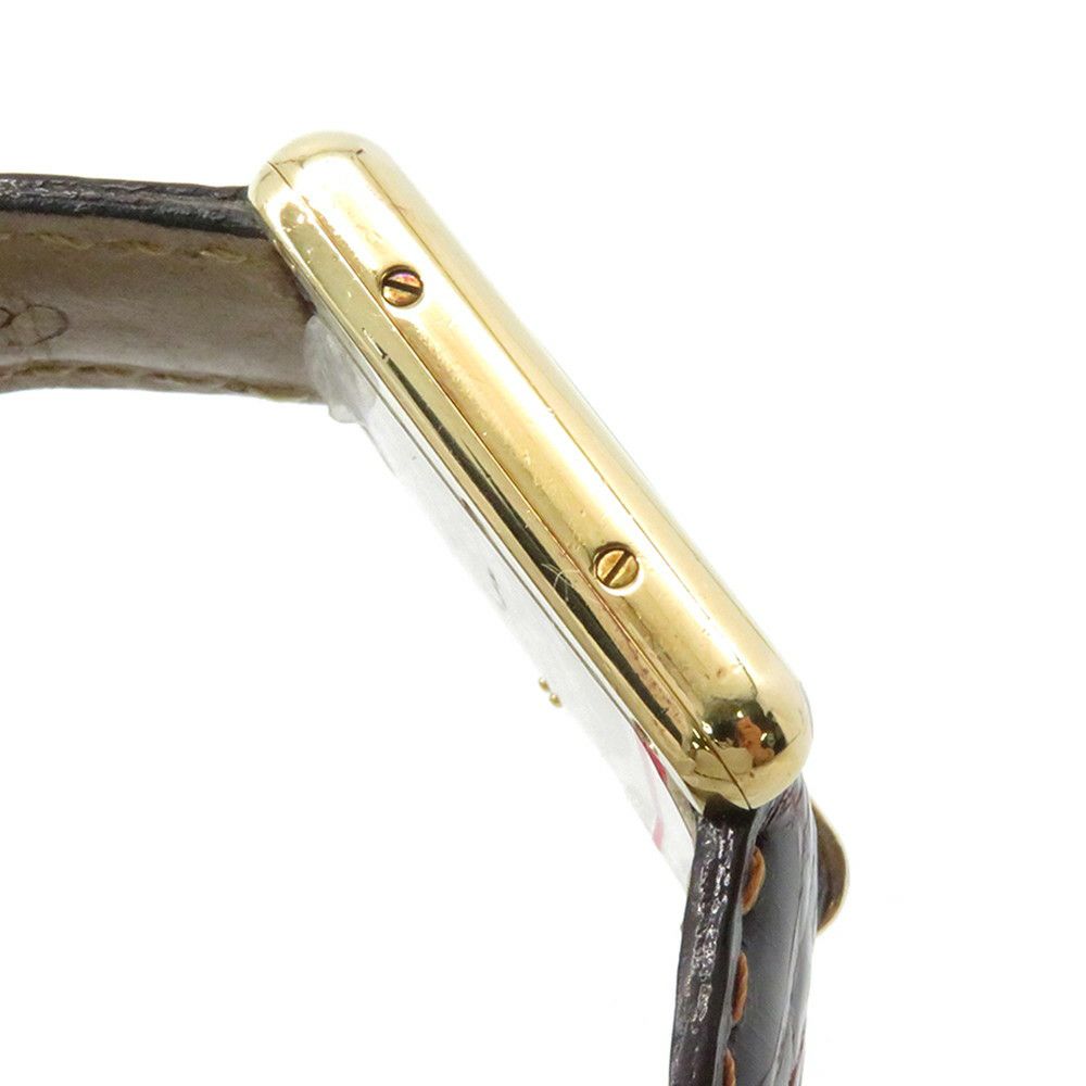 カルティエ マストタンク ヴェルメイユ SM W1005554 Cartier 腕時計 シルバー文字盤