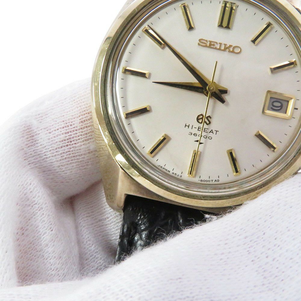 セイコー グランドセイコー 45GS ハイビート36000 4522-8000 SEIKO 腕時計 白文字盤