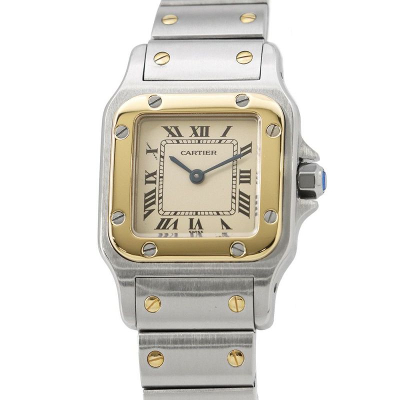 カルティエ サントスガルベ SM W20012C4 Cartier 腕時計 ウォッチ クォーツ 白文字盤