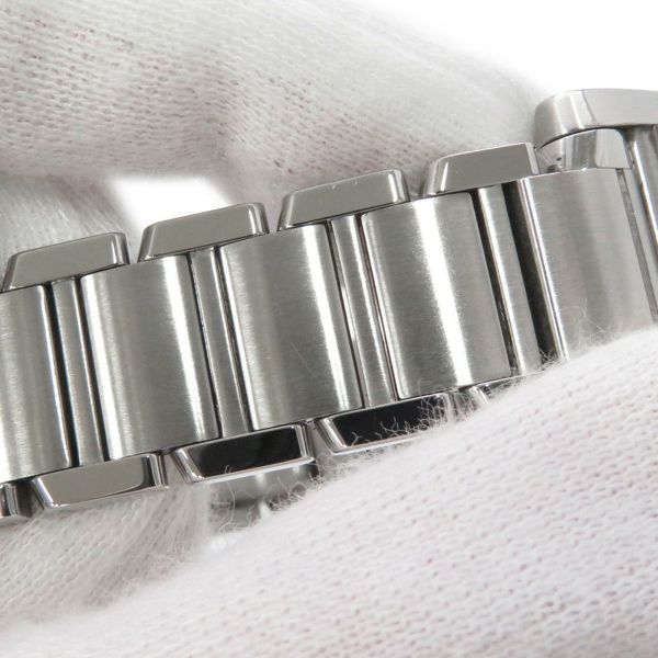 カルティエ タンクフランセーズ SM W51028Q3 Cartier 腕時計 レディース クォーツ ピンクシェル文字盤