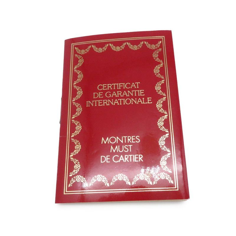 カルティエ マストタンク SM ヴェルメイユ W1008354 Cartier クォーツ 腕時計 アイボリー文字盤