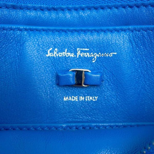 サルヴァトーレ・フェラガモ ショルダーバッグ ビバ ボウ ヴァラリボン ラムスキン 21I287 Ferragamo