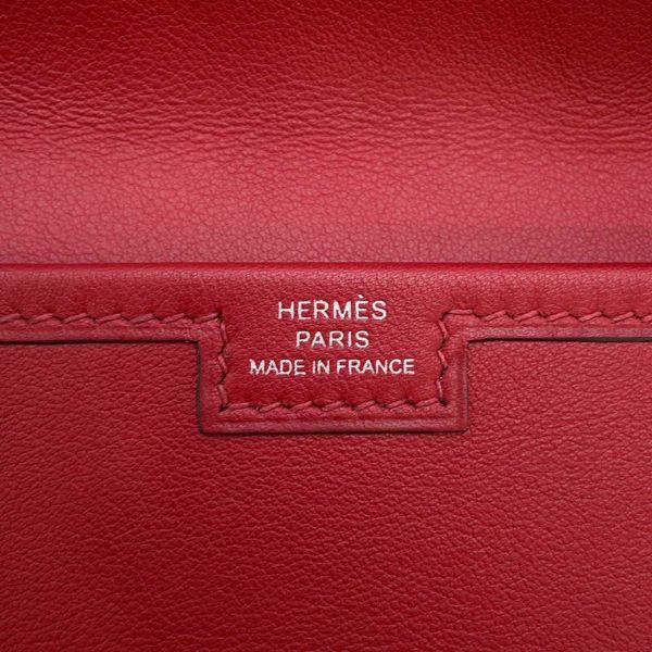 エルメス クラッチバッグ ジジェ エラン ルージュヴィフ スイフト Y刻印 HERMES バッグ