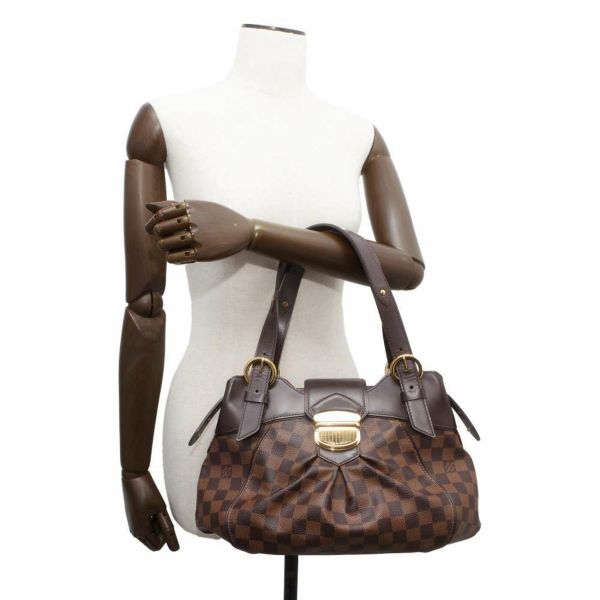 ルイヴィトン ショルダーバッグ ダミエ・エベヌ システィナPM N41542 LOUIS VUITTON バッグ ヴィトン ２WAY