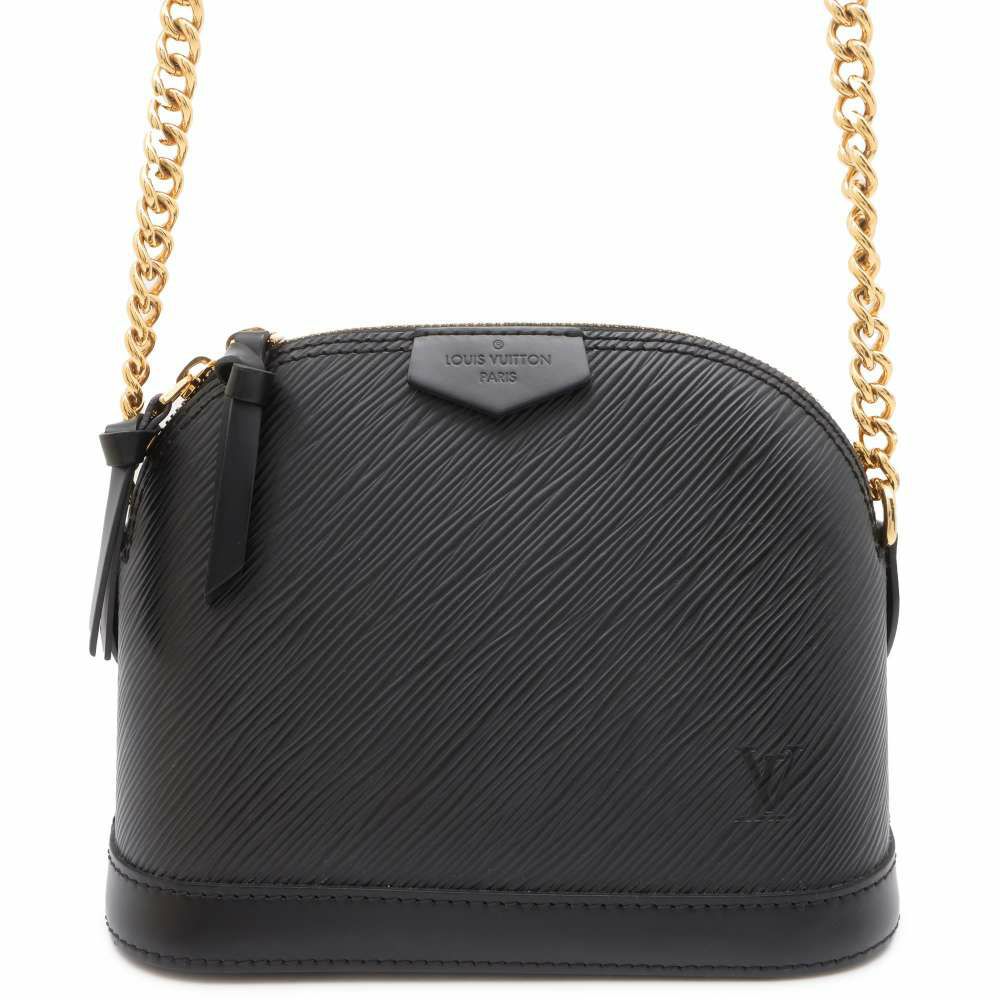 ルイヴィトン ショルダーバッグ エピ アルマミニ MINI M51405 LOUIS VUITTON ヴィトン ブラック チェーンバッグ 黒