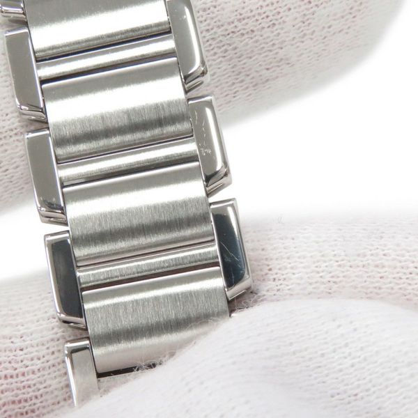 カルティエ タンク フランセーズ SM ハッピーバースデイ 2006年クリスマス限定 W51001Q3 Cartier クォーツ シルバー文字盤