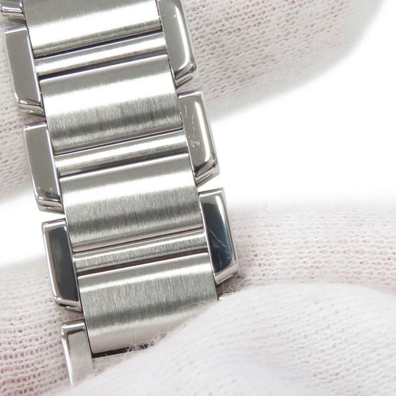 カルティエ タンク フランセーズ SM ハッピーバースデイ 2006年クリスマス限定 W51001Q3 Cartier クォーツ シルバー文字盤