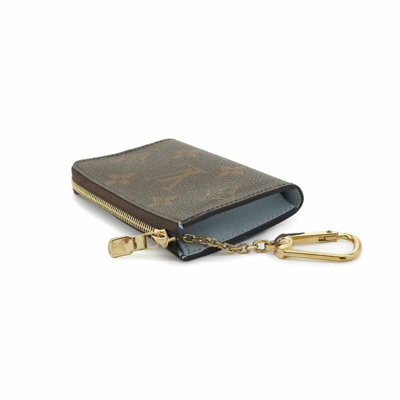 ルイヴィトン キーケース モノグラム ポルト クレ・ノア M83612 LOUIS VUITTON ブルーオランプ