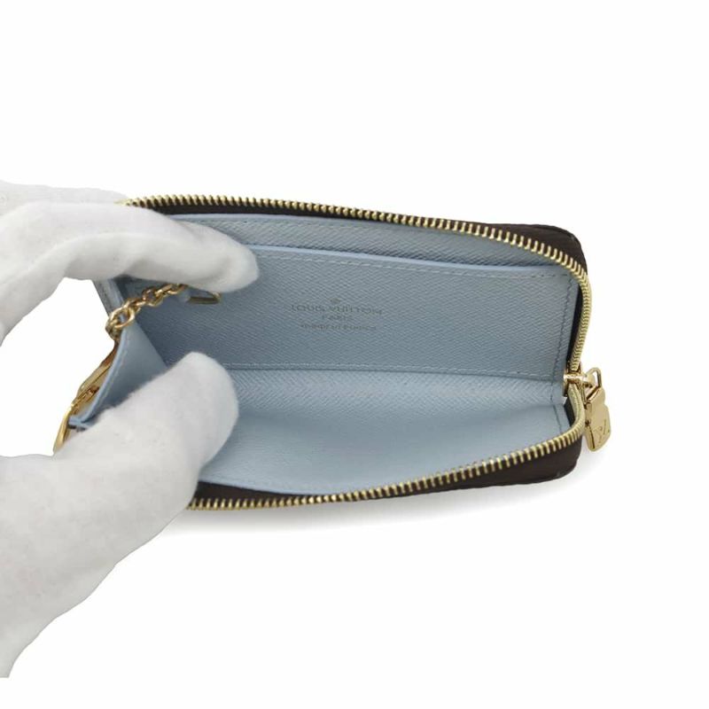 ルイヴィトン キーケース モノグラム ポルト クレ・ノア M83612 LOUIS VUITTON ブルーオランプ