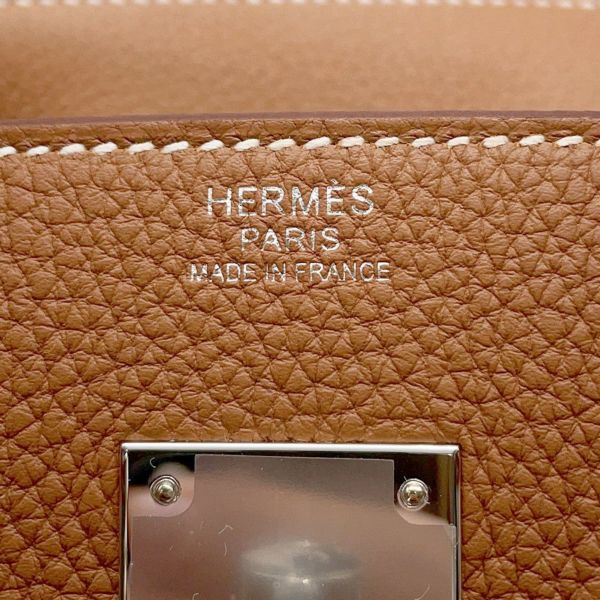 エルメス バーキン30 ゴールド/シルバー金具 トゴ K刻印 HERMES Birkin ハンドバッグ