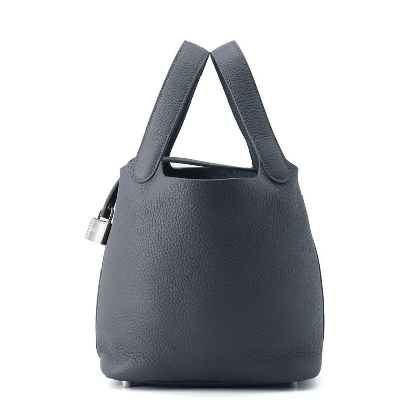 エルメス ハンドバッグ ピコタンロックPM グリミスティ/シルバー金具 トリヨンクレマンス W刻印