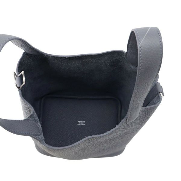 エルメス ハンドバッグ ピコタンロックPM グリミスティ/シルバー金具 トリヨンクレマンス W刻印