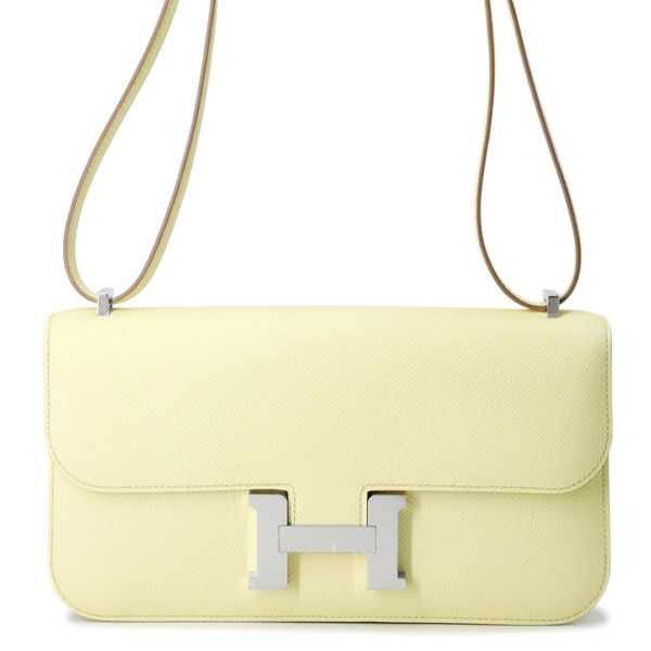 エルメス コンスタンス エラン ミロワール ジョーヌミルトン/シルバー金具 エプソン W刻印