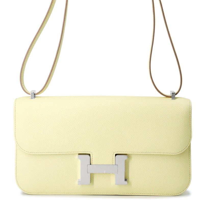 エルメス コンスタンス エラン ミロワール ジョーヌミルトン/シルバー金具 エプソン W刻印