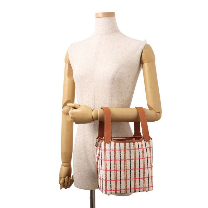 エルメス ピコタンロックPM クーベルチュール ゴールド/エクリュ/フォーブ/ローズポップ/シルバー金具 トワルアッシュ/スイフト K刻印