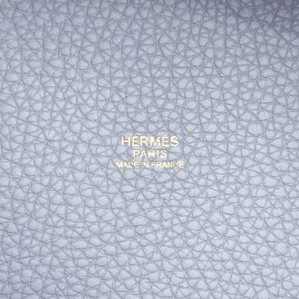 エルメス ハンドバッグ ピコタンロックMM グリパンタン/シャンパンゴールド金具 トリヨンクレマンス K刻印