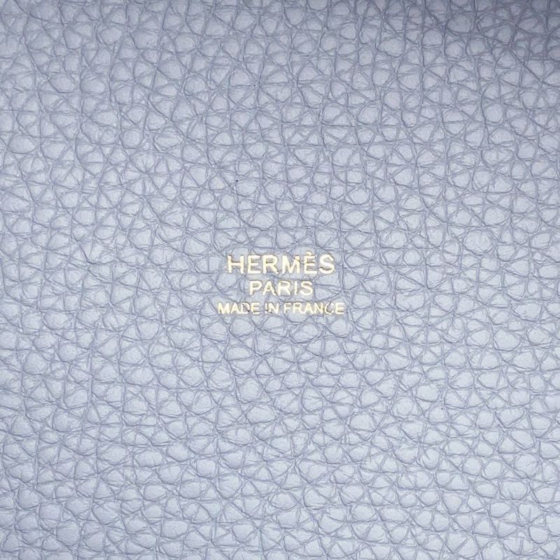 エルメス ハンドバッグ ピコタンロックMM グリパンタン/シャンパンゴールド金具 トリヨンクレマンス K刻印