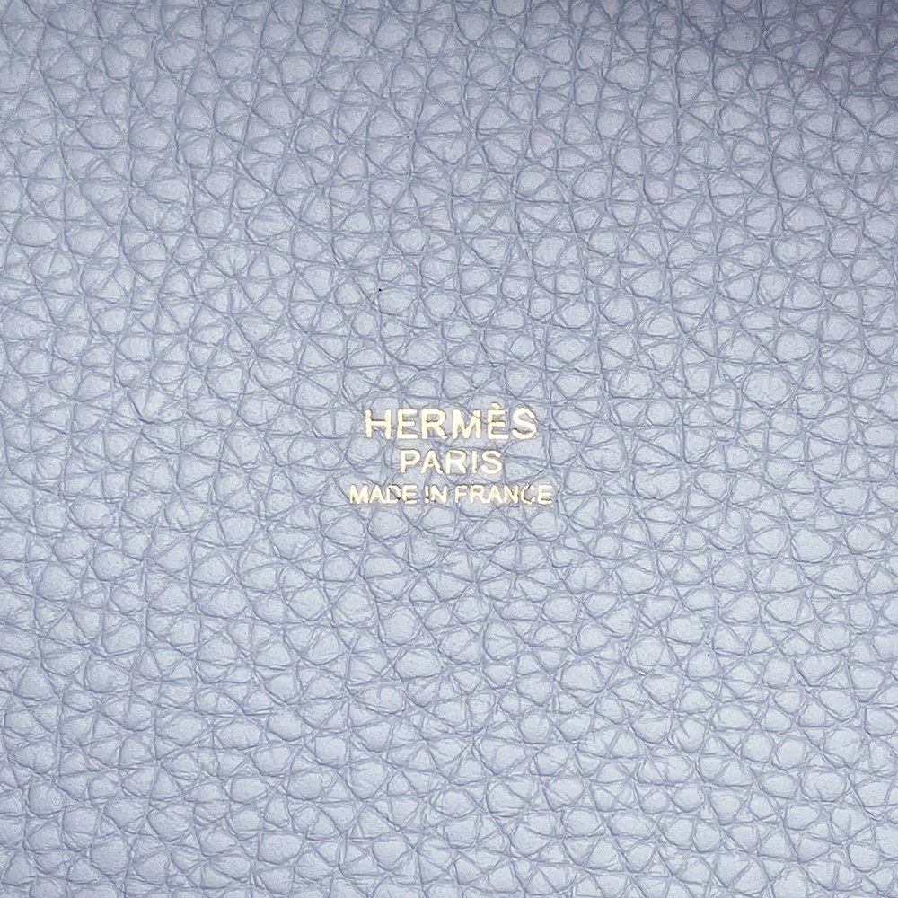 エルメス ハンドバッグ ピコタンロックMM グリパンタン/シャンパンゴールド金具 トリヨンクレマンス K刻印