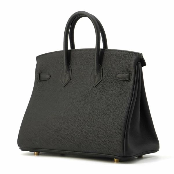 エルメス バーキン25 ブラック/ゴールド金具 トゴ W刻印 HERMES Birkin ハンドバッグ