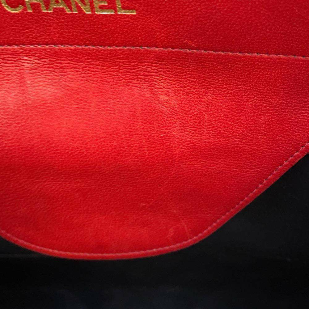 シャネル チェーンショルダーバッグ マトラッセ ココマーク ラムスキン CHANEL トートバッグ