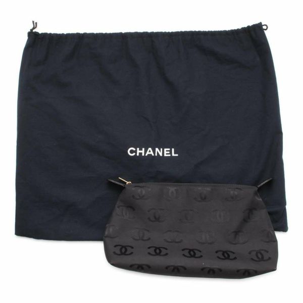 シャネル トートバッグ チェーン ワイルドステッチ マトラッセ ココマーク レザー CHANEL 黒 セール品