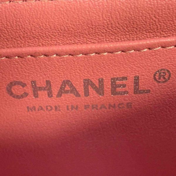 シャネル チェーンショルダーバッグ ココマーク ミニ マトラッセ ラムスキン A69900 CHANEL フラップ