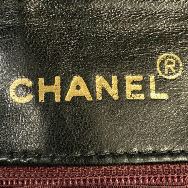 シャネル チェーンショルダーバッグ マトラッセ25 ココマーク ダイアナ ラムスキン A01165 CHANEL 黒