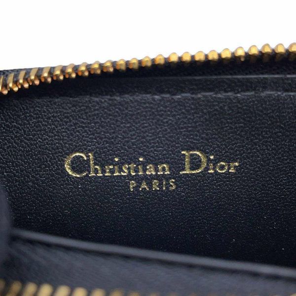 クリスチャン・ディオール カードケース カロ ジップ カードホルダー S5131UWHC_M900 Christian Dior 財布 黒