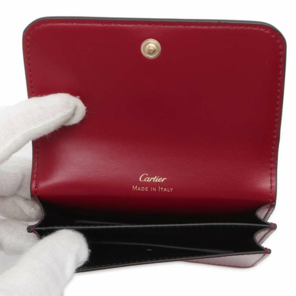 カルティエ カードケース マルチカードホルダー フラップ カーフスキン L3001900 Cartier