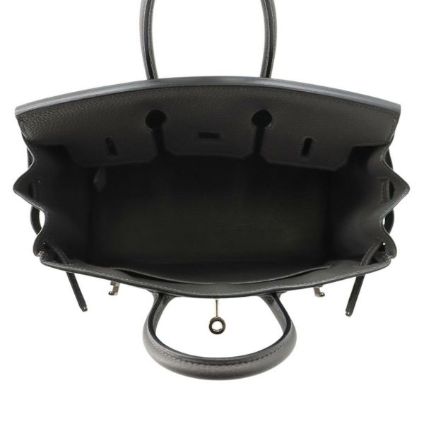 エルメス バーキン25 グラファイト/シルバー金具 トゴ C刻印 HERMES Birkin ハンドバッグ