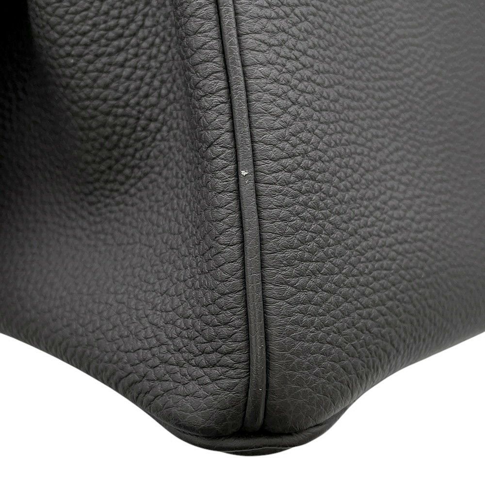 エルメス バーキン25 グラファイト/シルバー金具 トゴ C刻印 HERMES Birkin ハンドバッグ