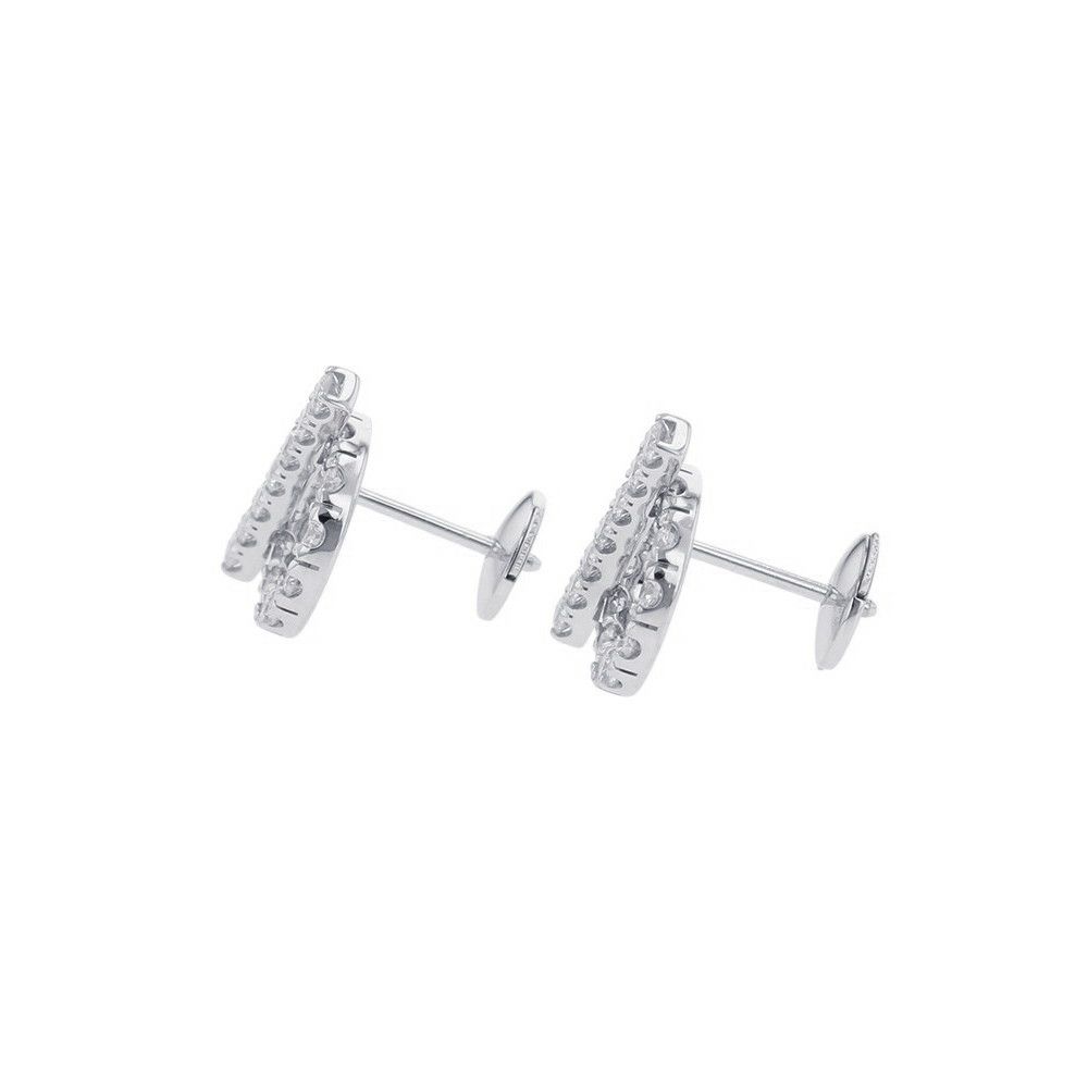 エルメス ピアス フィネス ダイヤモンド 34P 計0.92ct K18WGホワイトゴールド HERMES ジュエリー