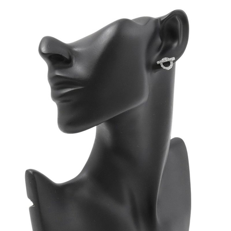 エルメス ピアス フィネス ダイヤモンド 34P 計0.92ct K18WGホワイトゴールド HERMES ジュエリー