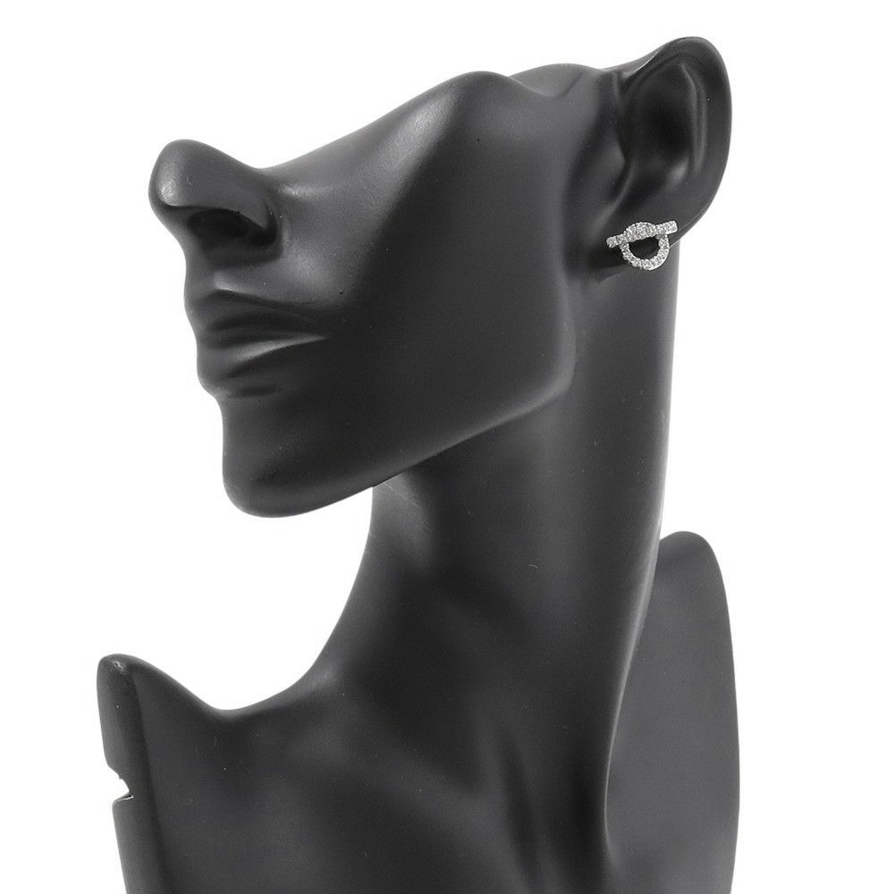 エルメス ピアス フィネス ダイヤモンド 34P 計0.92ct K18WGホワイトゴールド HERMES ジュエリー