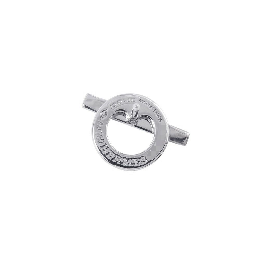 エルメス ピアス フィネス ダイヤモンド 34P 計0.92ct K18WGホワイトゴールド HERMES ジュエリー