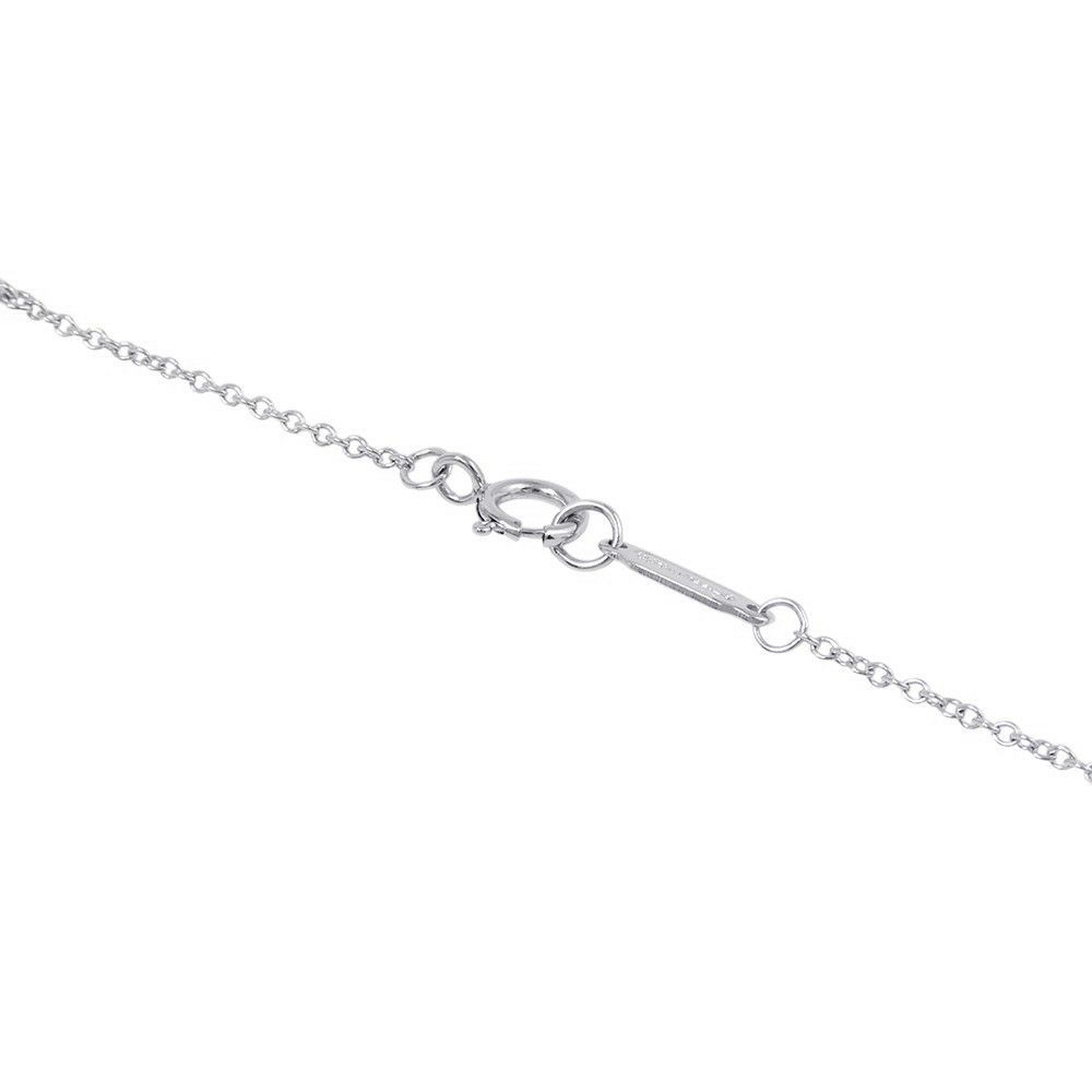 ティファニー ネックレス センチメンタル ハート バイ ザ ヤード ペンダント ダイヤモンド Pt950プラチナ Tiffany&Co.