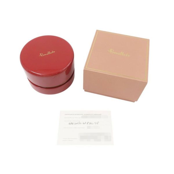 ポメラート リング ヌード マキシ ブルートパーズ K18PG/K18WG リングサイズ51 PAB2010-O6000-000OY 指輪