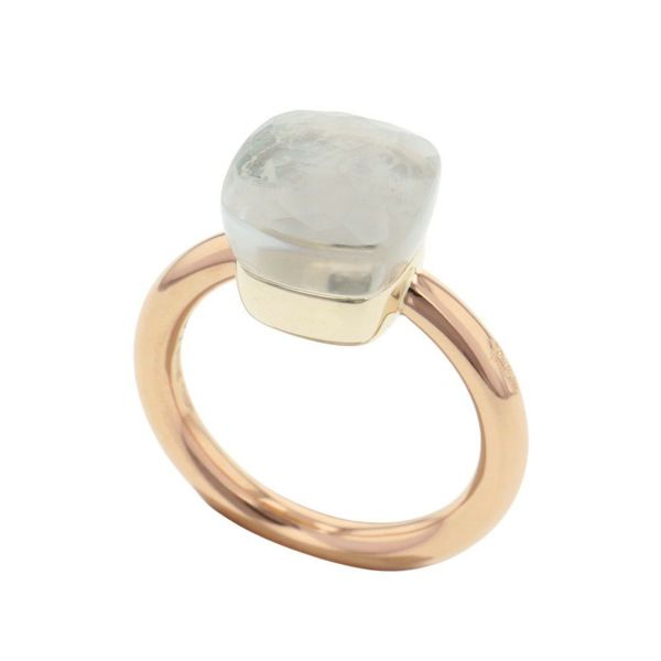 ポメラート リング ヌード クラシック ホワイトトパーズ K18PG/K18WG リングサイズ51 PAA1100-O6000-000QR 指輪