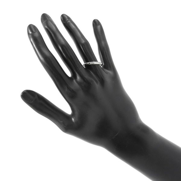ティファニー リング トゥルー バンド リング ダイヤモンド 6P 計約0.06ct Pt950プラチナ サイズ約13号 Tiffany&Co. 指輪