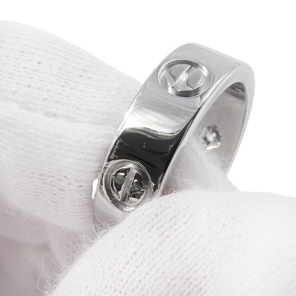 カルティエ リング LOVE リング クラシックモデル ダイヤモンド 1P 約0.07ct Pt950プラチナ サイズ51 B4046700 指輪 ラブリング